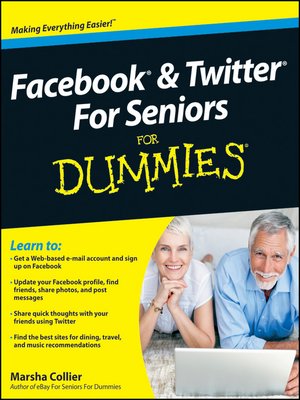 cover image of Facebook and Twitter For Seniors For Dummies